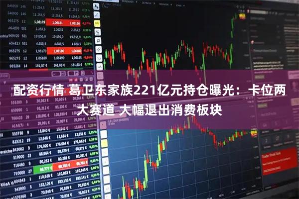 配资行情 葛卫东家族221亿元持仓曝光：卡位两大赛道 大幅退出消费板块